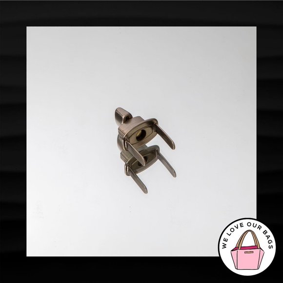 NEW COACH TURNLOCK SILVER NICKEL REPLACEMENT HARDW - Picture 3 of 3